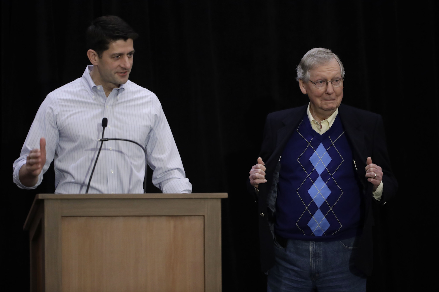 Ryan, McConnell defend wins in spending bill