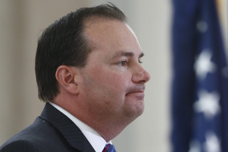 Sen. Mike Lee, R-Utah, has proposed shutting down the government if President Obama refuses to defund Obamacare. (AP File)