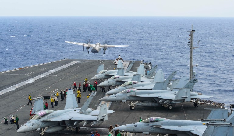 The U.S. Navy is a world leader in preparing aircrews for water crashes. Seeing as the aircraft involved in Wednesday's crash was a C-2 aircraft carrier cargo plane, the aircrew would have been trained at the higher-end of the water survival spectrum. (Mass Communication Specialist 3rd Class Eduardo Otero/U.S. Navy via AP)