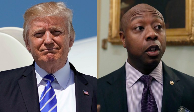 Sen. Tim Scott said he and Trump 