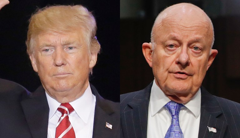 President Trump alleged Clapper wrote a 
