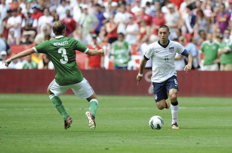 Greg Fiume/Getty Images
Clint Dempsey scored twice for the U.S. in the span of five minutes in a game against Germany on Sunday.