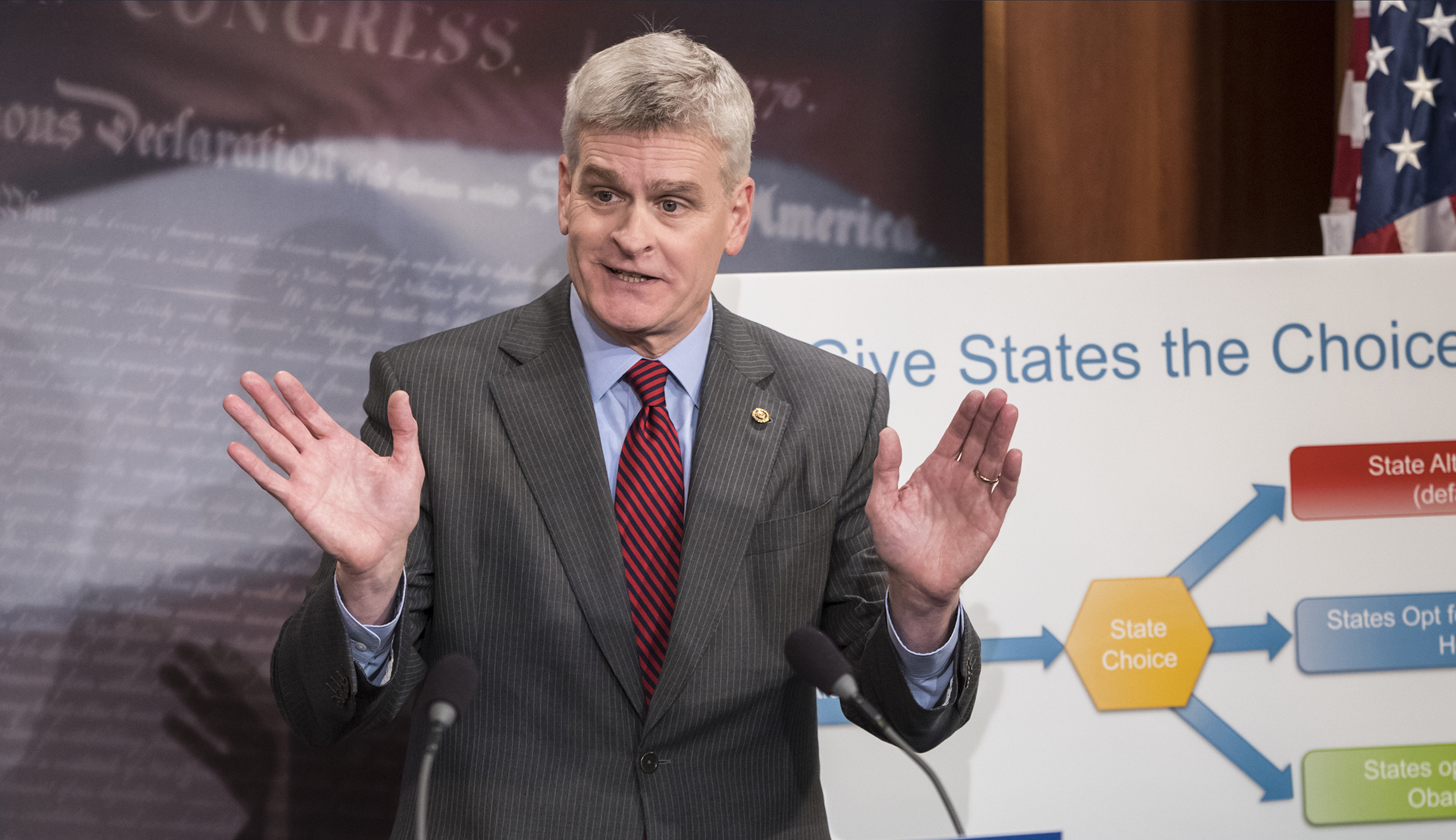 Sen. Bill Cassidy holds insurer meeting with GOP senators