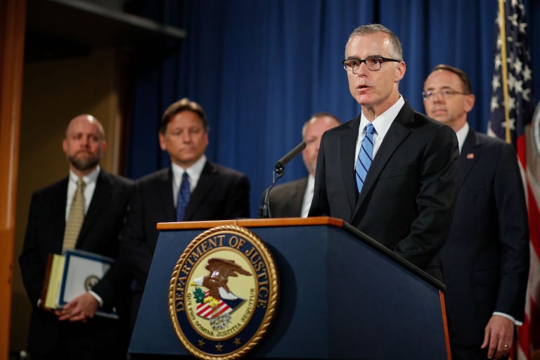 FBI Deputy Director Andrew McCabe Calls It Quits