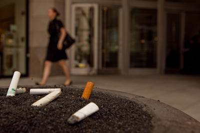 Discarded cigarettes (Examiner file photo)