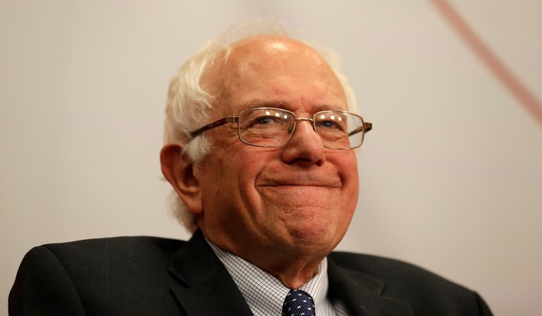 Sanders has been working to quiet his supporters at the Democratic National Convention this week. (AP Photo/Eric Risberg)