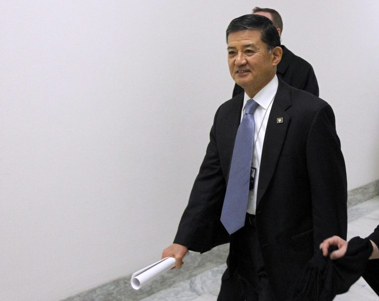 A trio of Arizona congressmen on Tuesday sent a letter to Veterans Affairs Secretary Eric Shinseki asking him to remove Sharon Helman and her leadership team. (AP Photo/Alex Brandon)