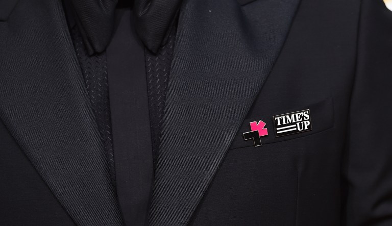 The Time's Up movement is meant to combat the mistreatment of women, and that goal should be lauded. But the issue of sexual harassment should be considered separately from other issues, like minimum wage, paid leave mandates, or other planks in the progressive platform. (Photo by Jordan Strauss/Invision/AP)