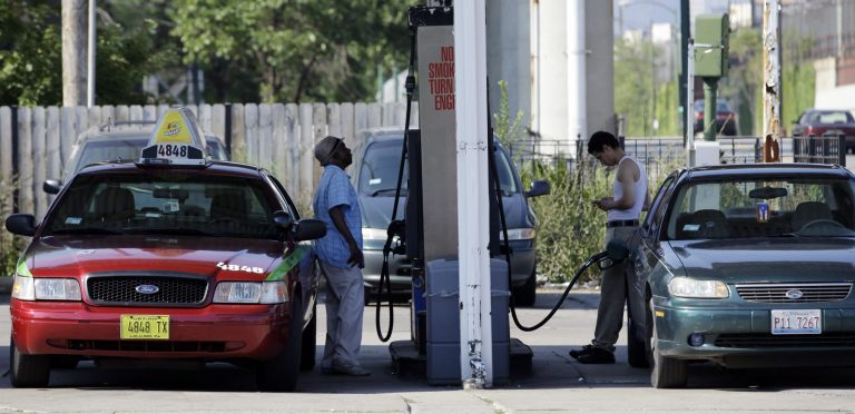 A San Jose State University study found that 58 percent of Americans would support a 10-cent gas tax increase to maintain roadways, and 54 percent would support the tax if it would improve safety. (AP/Nam Y. Huh)