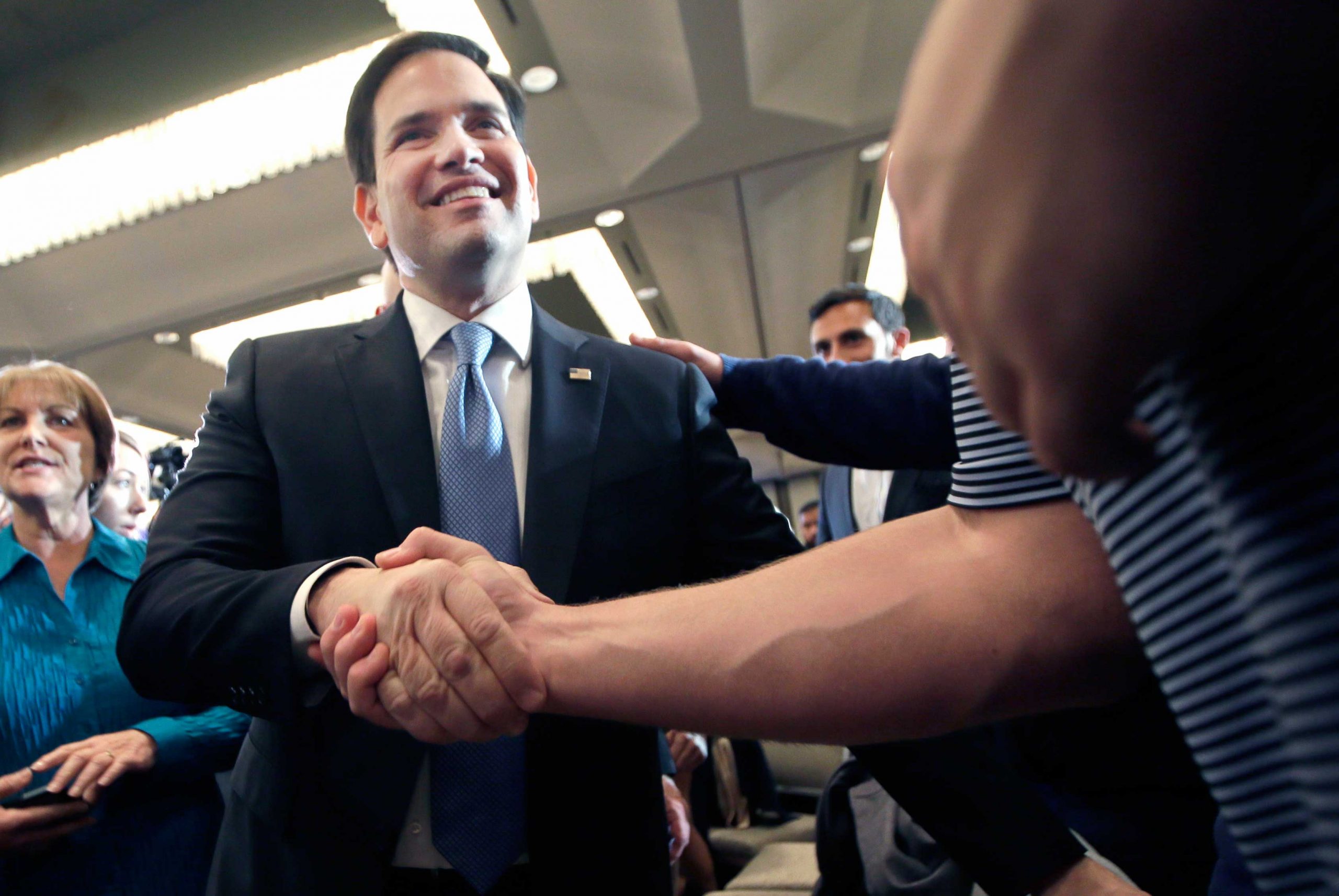 Rubio staking his claim in Iowa
