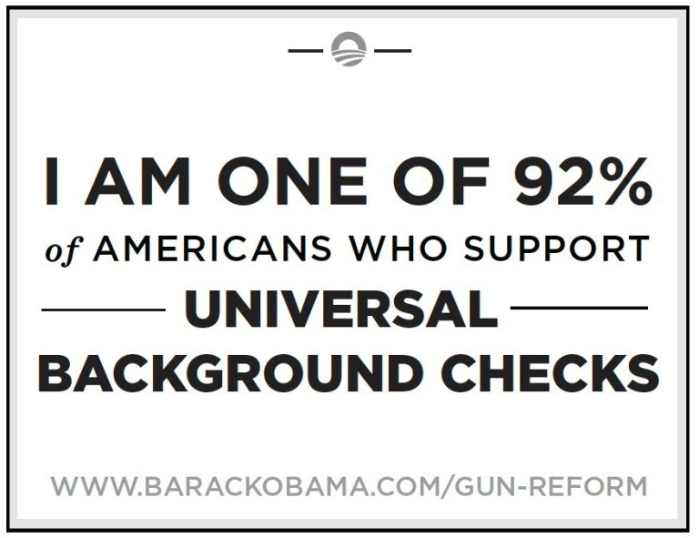 Obama: Replace your Facebook profile picture with my gun control sign