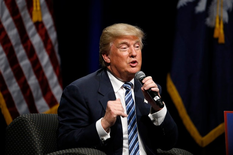 The hardest thing to do is that,? Trump said, referring to the ongoing, decades-long turmoil between Israelis and Palestinians. (AP Photo/Matt Rourke)