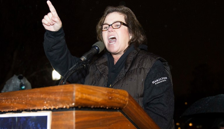 Rosie O'Donnell took to Twitter saying she was willing to give both Sens. Jeff Flake, R-Ariz., and Susan Collins, R-Maine, $2 million each if they changed their vote from a 