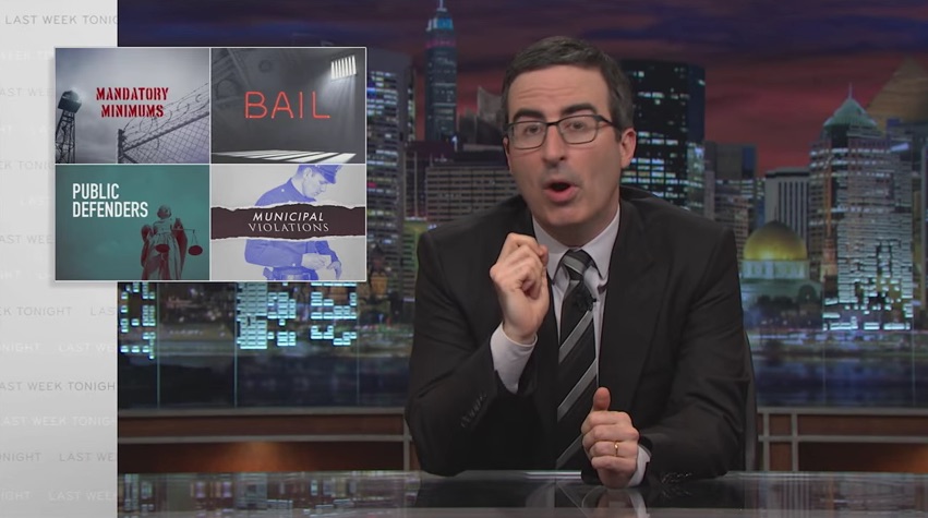 Watch John Oliver slam the U.S. criminal justice system