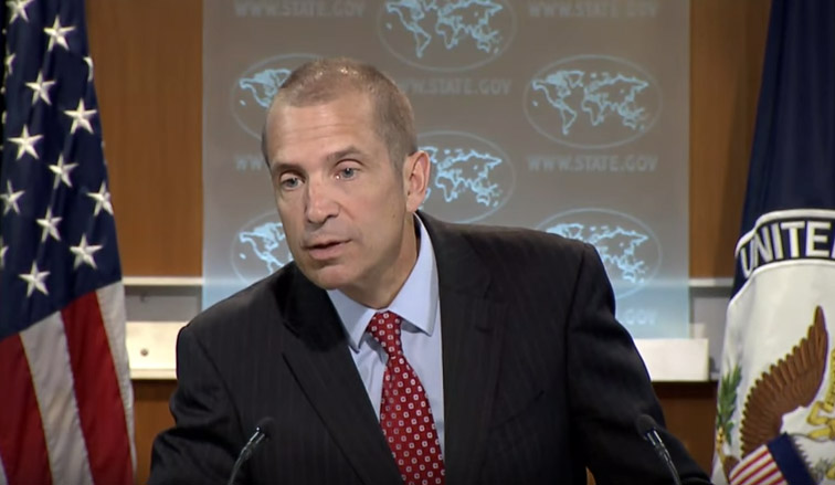 State Department spokesman Mark Toner said the reply was finally sent around mid-day June 9. (Screen shot)