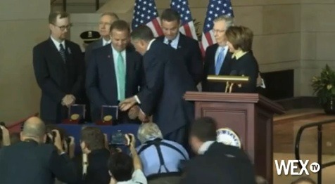 Congressional Gold Medals bestowed upon fallen heroes