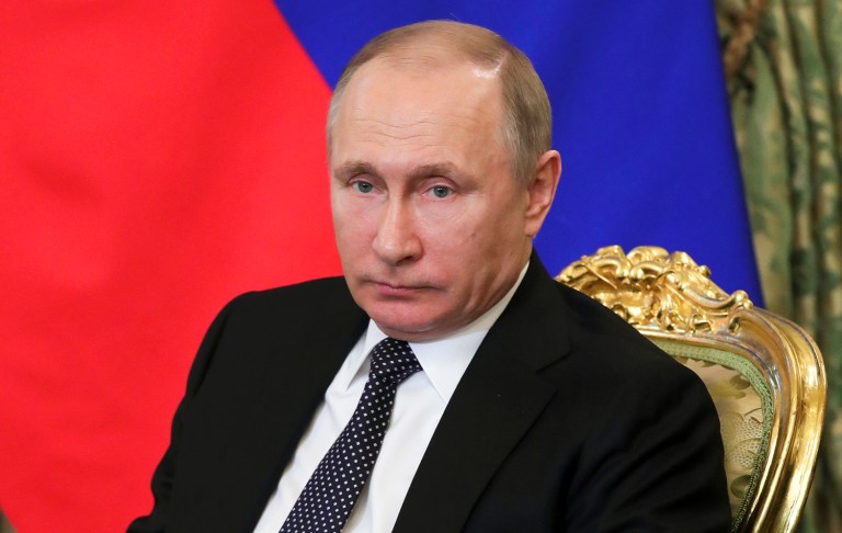 After initially hoping that Trump's inauguration would produce a raft of policy concessions to Russia, Putin's team talked down the prospects of a meeting and routinely accused the United States of making aggressive efforts to maintain global hegemony. (Mikhail Klimentyev, Sputnik, Kremlin Pool Photo via AP)