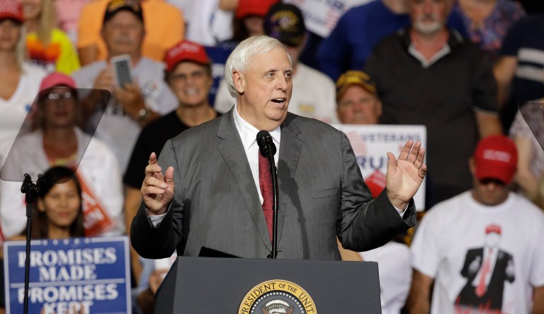 Justice ran for governor as a Democrat in 2016, although he previously identified as Republican. (AP Photo/Darron Cummings)