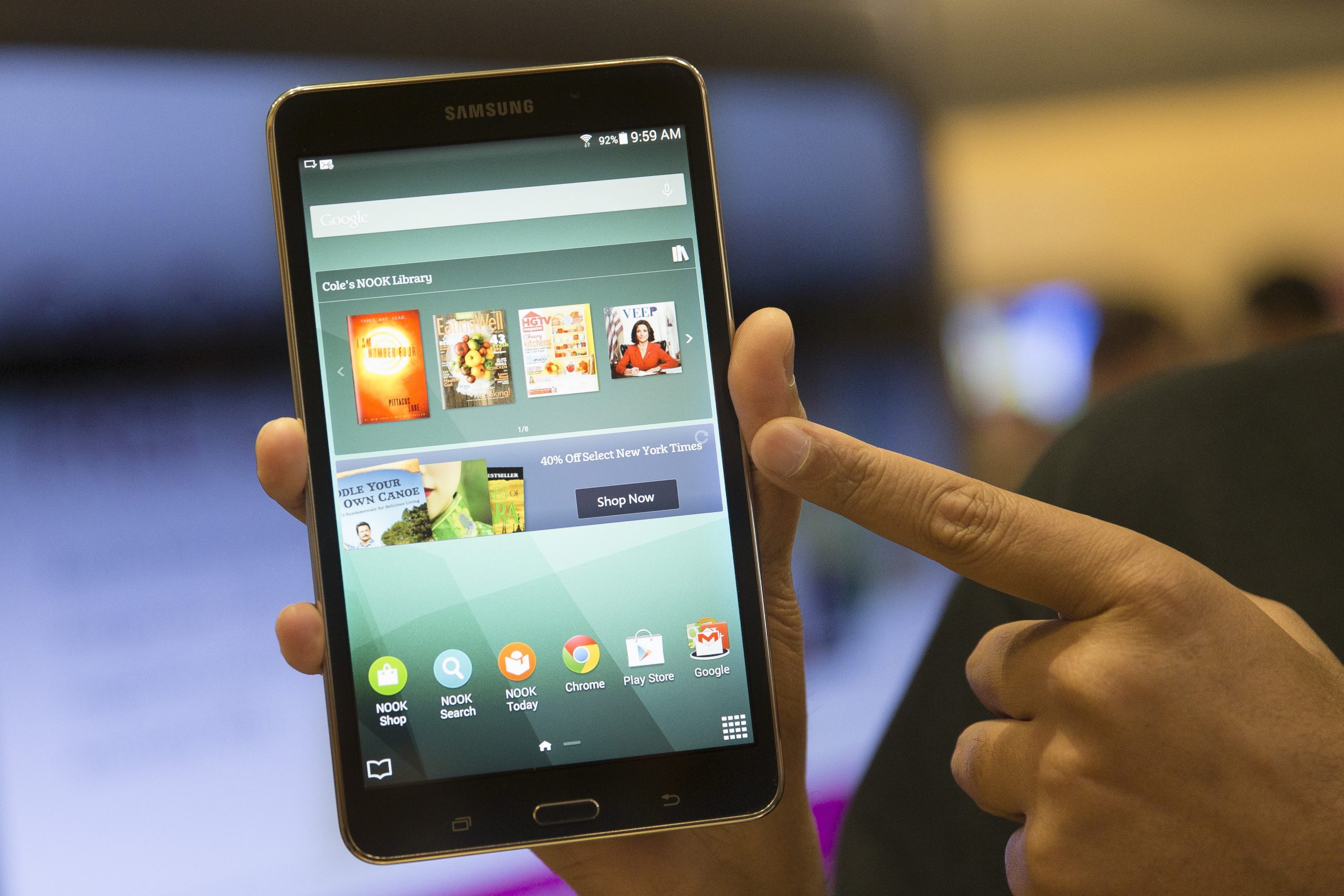 B&N, Samsung unveil reading-focused Nook tablet