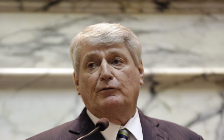 Maryland lawmakers will look at the possibility of expanding a tax credit aimed at boosting jobs in the growing cybersecurity industry around the nation's capital, House Speaker Michael Busch said. (AP/Patrick Semansky)