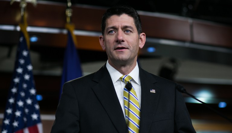 The DCCC took aim Monday at House Speaker Paul Ryan and congressional Republicans over their inability to govern. (Graeme Jennings/Washington Examiner)