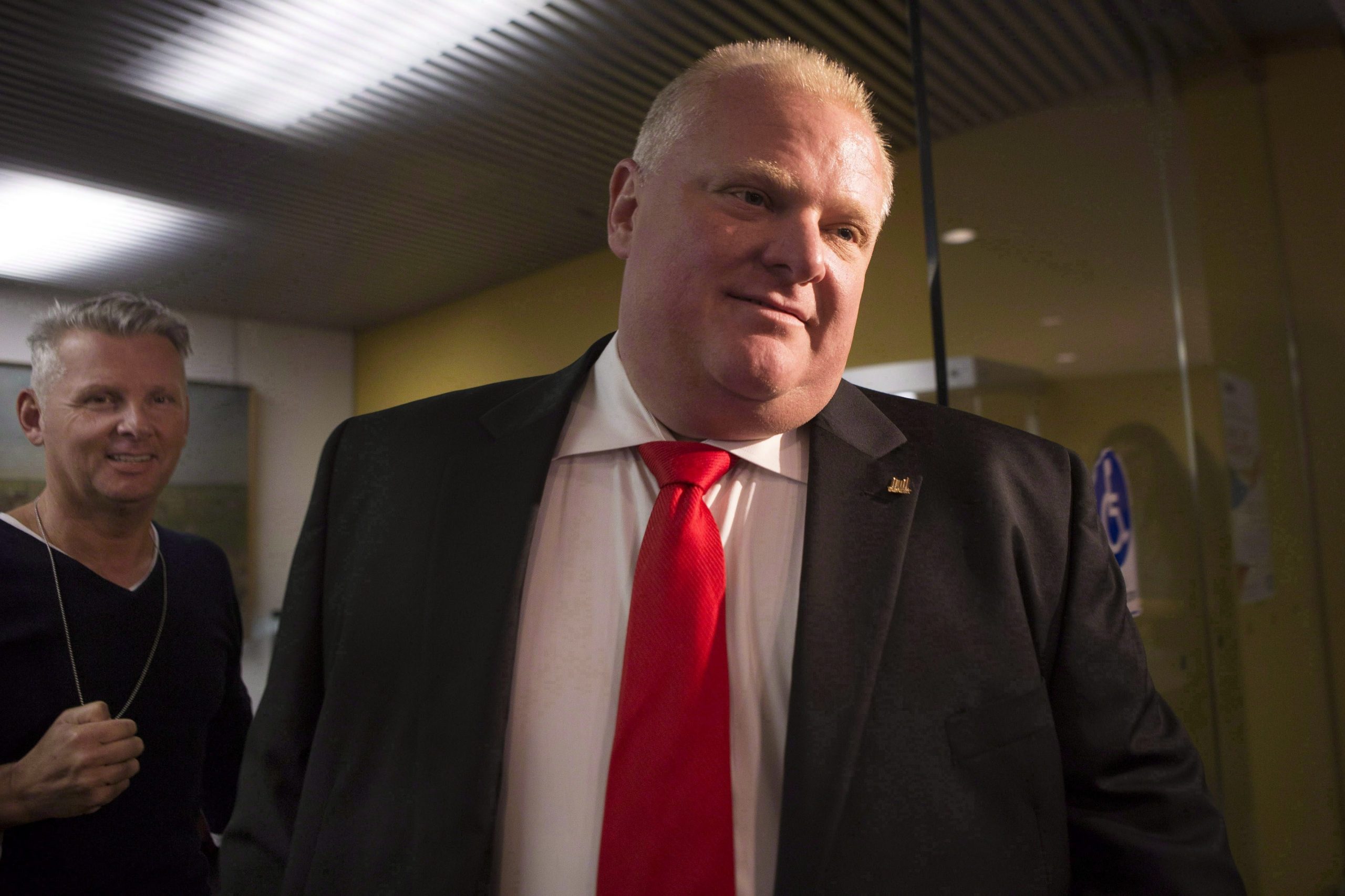 Toronto mayor hospitalized with suspected tumor