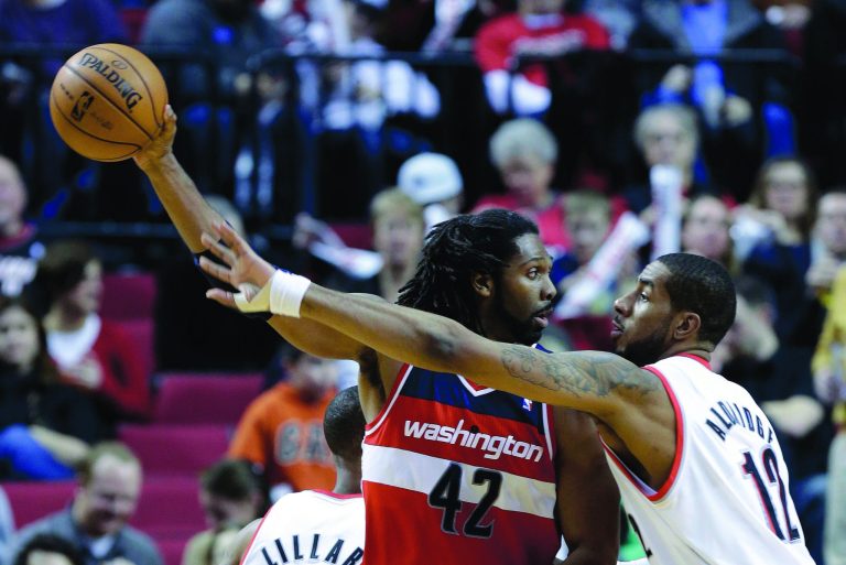 Don Ryan/AP
Nene began playing bigger minutes during the Wizards' road trip but also averaged three turnovers in the five games.