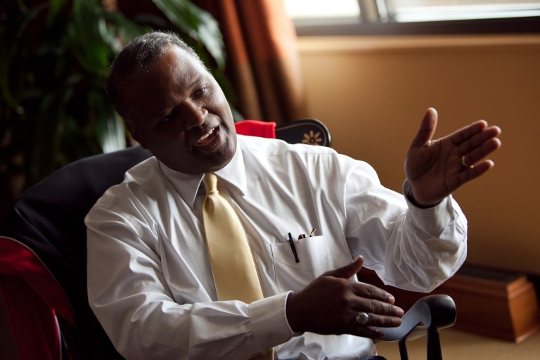 Interview with Prince George's County Executive Rushern Baker in Upper Marlboro, MD on Friday June 17, 2011.Andrew Harnik/Examiner