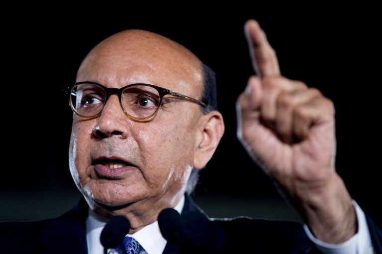 Khizr Khan, the father of fallen Army Capt. Humayun Khan, says Jeff Sessions supports policies that are 