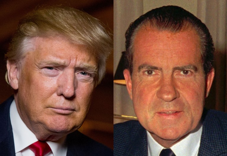 Is Donald Trump the new Richard Nixon? (AP Photos)