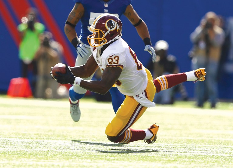 Al Bello/Getty Images
The Redskins' $18 million cap penalty for the 2013 season could make it difficult to re-sign free agent tight end Fred Davis.