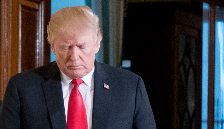 President Trump has said he would impose 25 percent tariffs on all steel imports and a 10 percent tariff on aluminum, both in the name of national security. (AP Photo/Andrew Harnik)