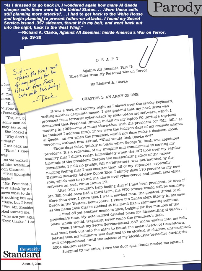 A sneak peek at a civil servant’s sequel.