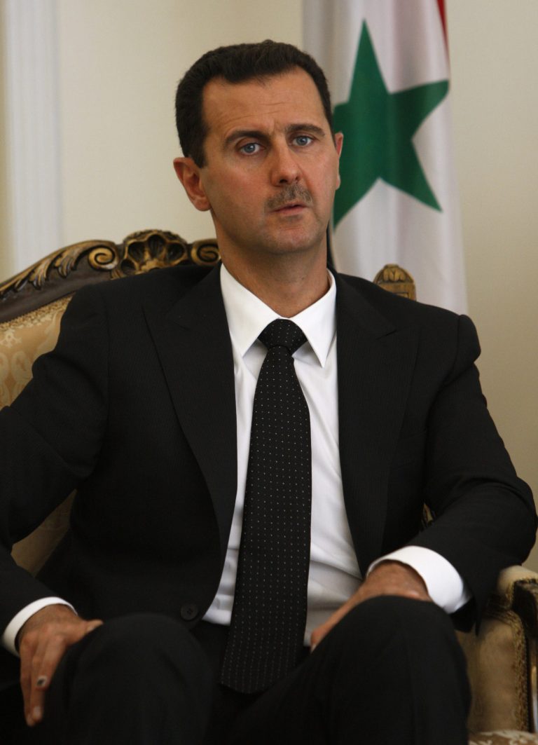 White House officials on Thursday said that Syrian President Bashar al-Assad's regime used chemical weapons repeatedly against anti-government rebels. (AP Photo/Vahid Salemi)