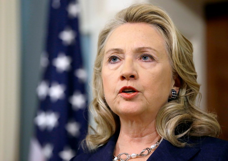 Hillary Clinton told the Egyptian prime minister the opposite of what she told Americans about the attack on U.S. facilities in Benghazi, documents released on Thursday suggest. (AP Photo/Alex Brandon, File)