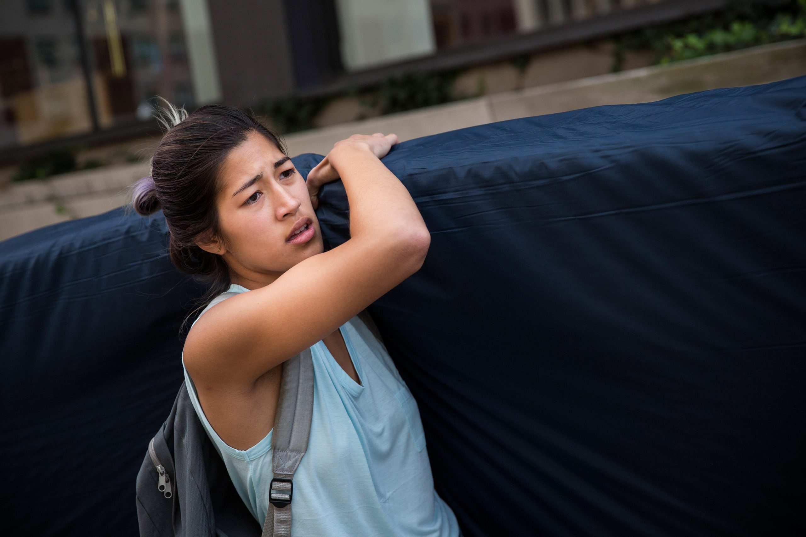 Columbia mattress girl looking to cash in on art project