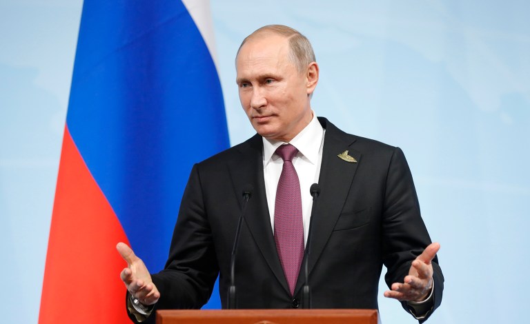 Russian Foreign Minister Sergey Lavrov said after the Trump meeting earlier this week that Trump had accepted Putin's denials of any interference. (AP Photo/Alexander Zemlianichenko, pool)