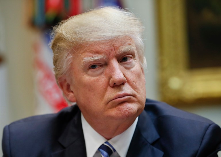 MSNBC's Rachel Maddow was at the center of the political media Tuesday with a story on Trump's tax returns propelled by social media. (AP Photo/Pablo Martinez Monsivais, File)