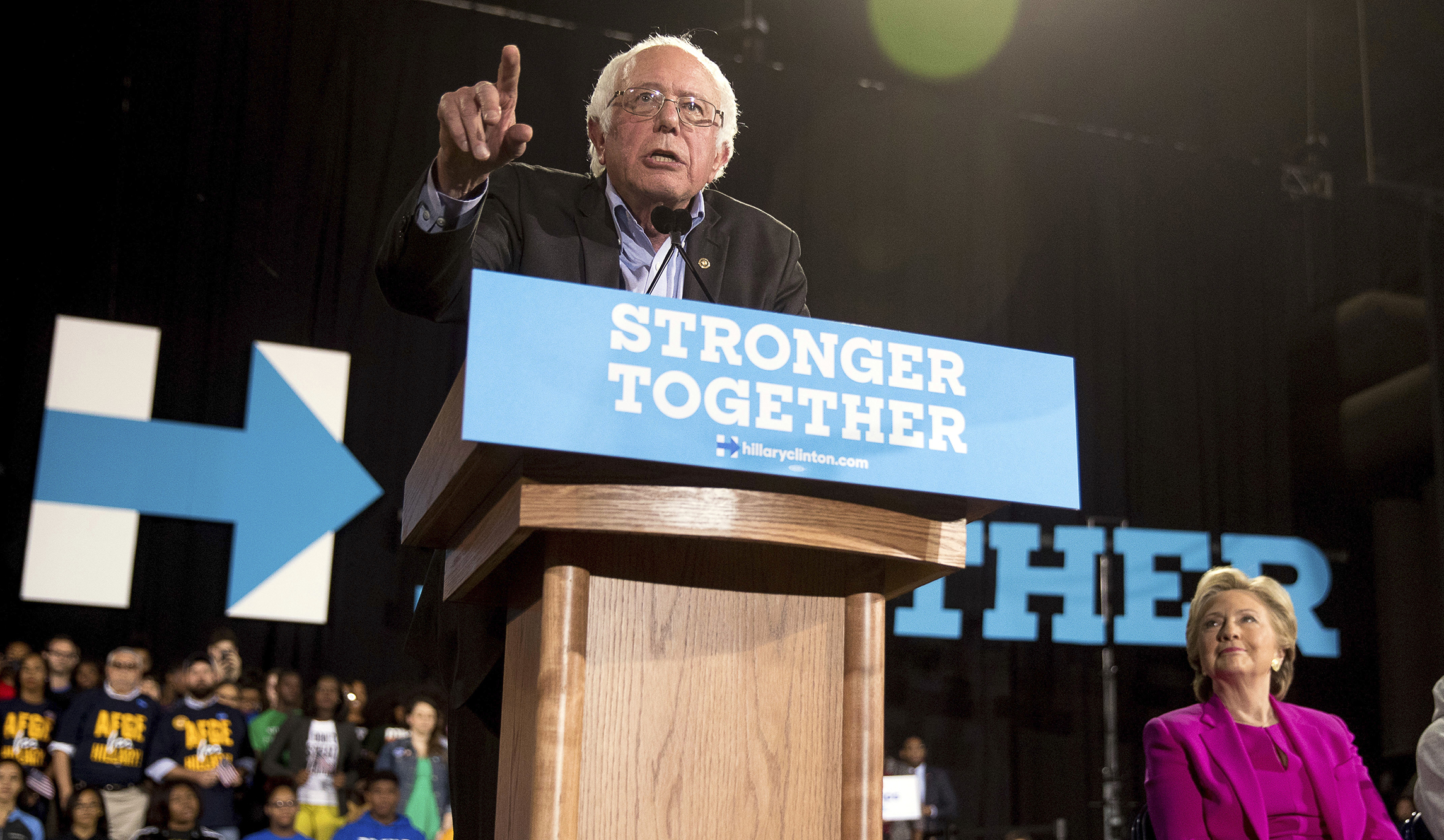 Bernie Sanders rejects Hillary Clinton’s suggestions he didn’t push his backers to support her during election