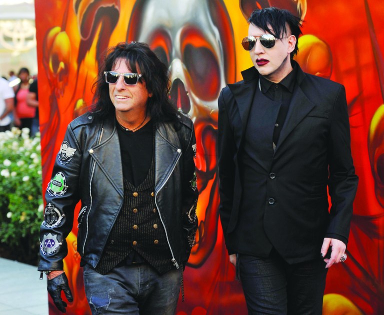 Chris Pizzello/AP
Alice Cooper, left, and Marilyn Manson