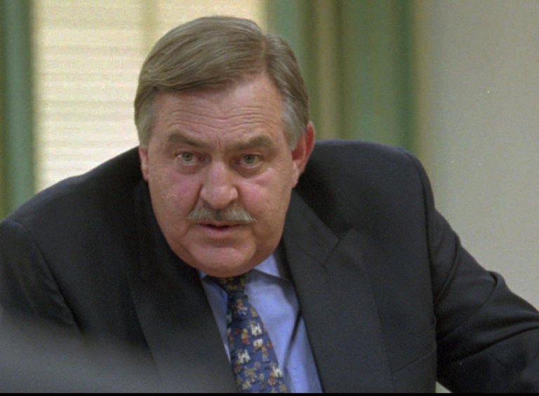 Former South African Foreign Minister Pik Botha, shown here in May 1996, will appear on 