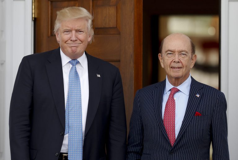 President-elect Trump met with investor Wilbur Ross this week in New Jersey, and reportedly wants Ross to lead the Commerce Department. (AP Photo/Carolyn Kaster)