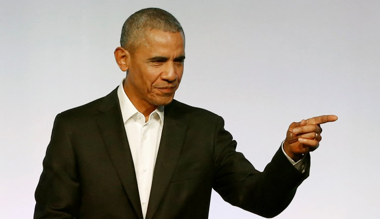 Former President Barack Obama congratulated the Democrats who won Tuesday's election in Virginia and New Jersey. 