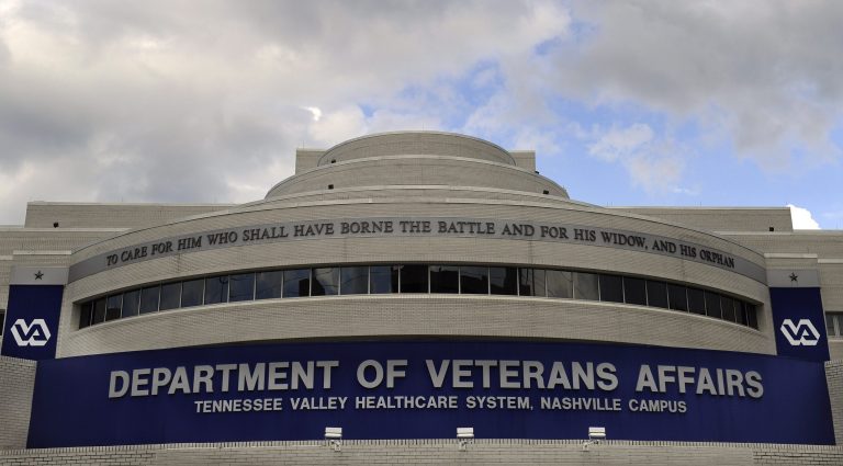 The Department of Veterans Affairs medical center in Nashville, Tenn. (AP Photo/The Tennessean, George Walker IV)