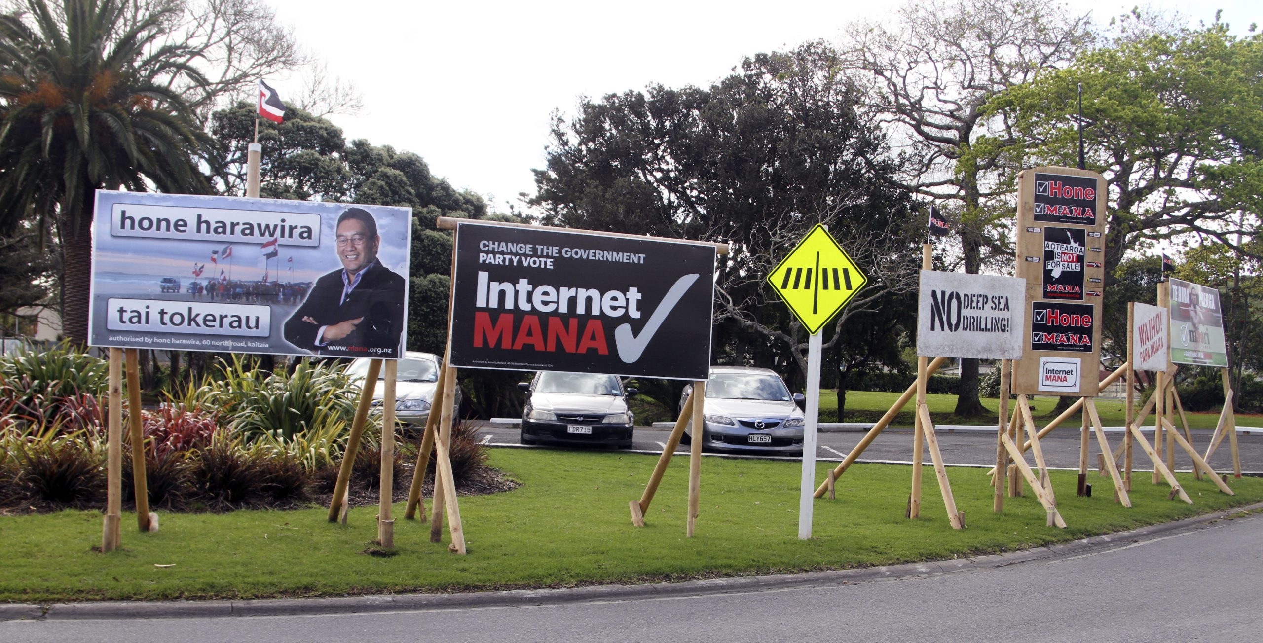 New Zealand’s election-day gag: no public politics