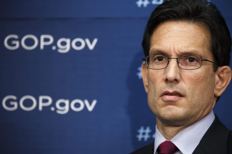 House Majority Leader Eric Cantor appears to have fallen to Tea Party challenger Dave Brat in a shocking upset in Virginia. The Associated Press called the race for Brat shortly after 8 p.m. Eastern time. (AP/J. Scott Applewhite)