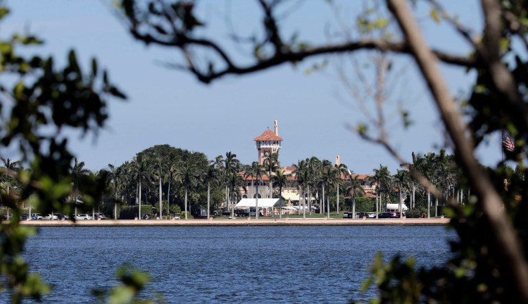 The president of the Palm Beach Chamber of Commerce apologized to Mar-a-Lago after its director urged charities to rethink holding events at the Florida resort owned by President Trump. (AP Photo/Lynne Sladky)