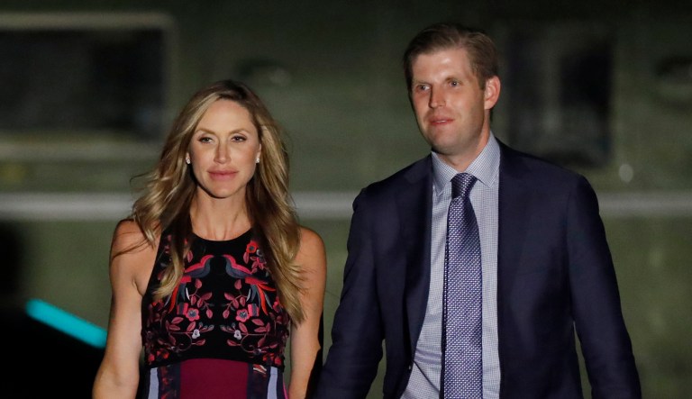 Eric Trump and his wife Lara Trump said their newborn baby has 