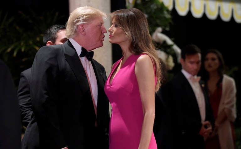 The first lady launching a clothing line would be monetizing public service, not draining the swamp. (AP Photo/Susan Walsh)