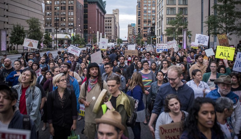 Democrats asked whether acting Homeland Security secretary knows if the president plans to allow other federal agencies to use the U.S. Citizenship and Immigration Services' information on DACA recipients. (Christopher Dilts/Bloombergw)